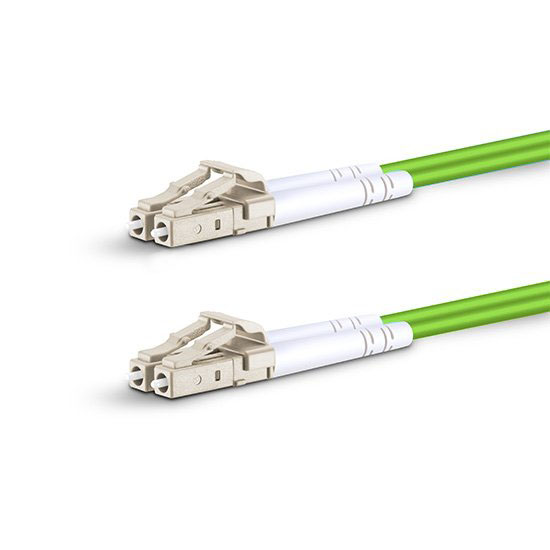 lc upc to lc upc duplex pvc ofnr om5 multimode wideband fiber optic patch cable cord