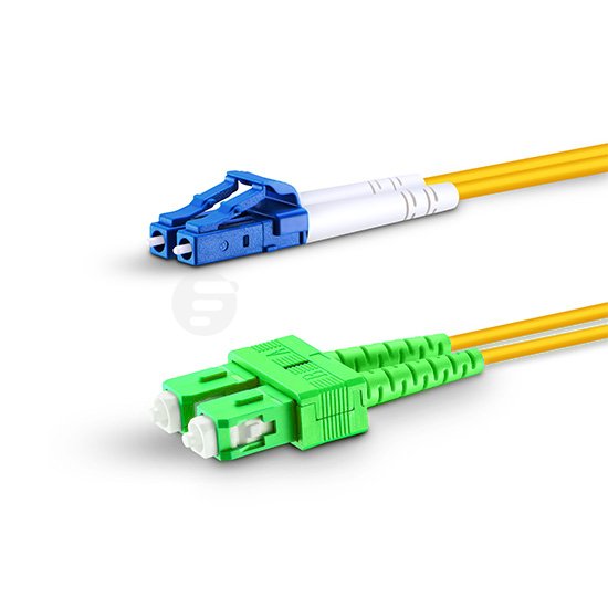 lc upc to sc apc duplex singlemode pvc ofnr fiber optic patch cable cord 1