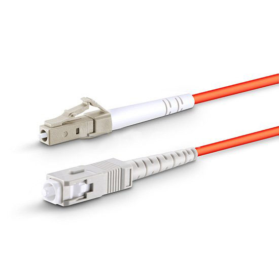 lc upc to sc upc simplex pvc ofnr om2 om1 multimode fiber optic patch cable cord